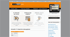 Desktop Screenshot of it-entwickler-jobs.de