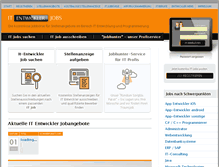 Tablet Screenshot of it-entwickler-jobs.de
